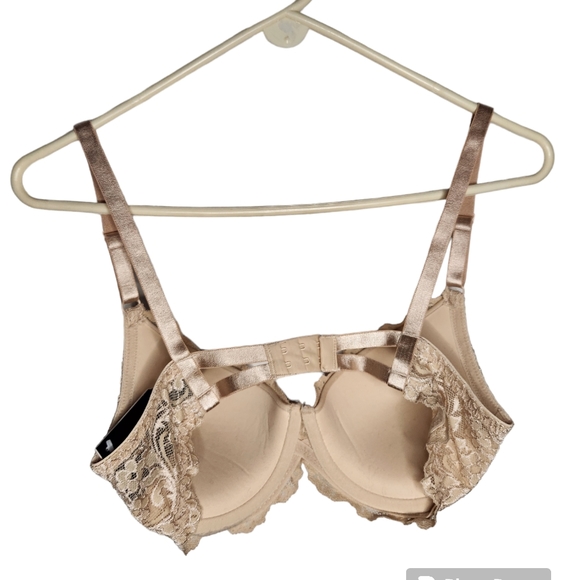 Smart & Sexy Women's Signature Beige Lace Push up Bra Style 85046 Size 34D - Picture 3 of 3